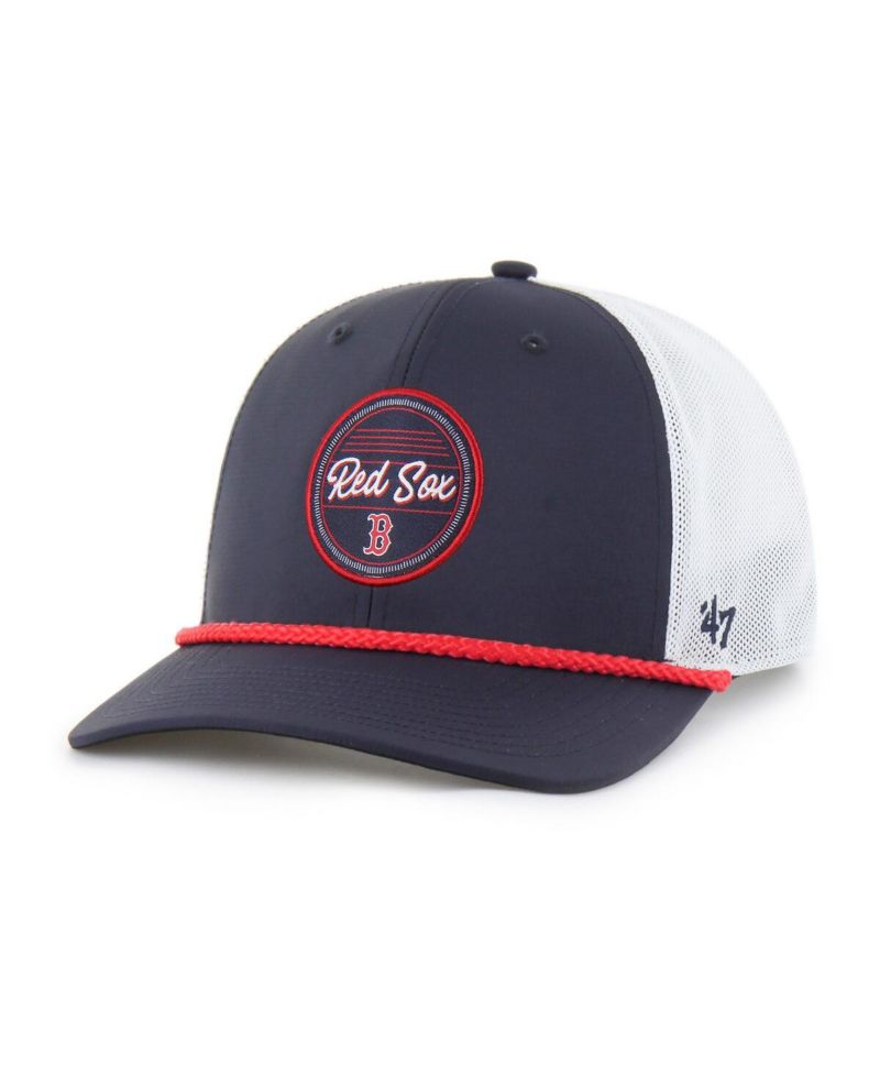 Men's Navy/White Boston Red Sox Fairway Trucker Adjustable Hat