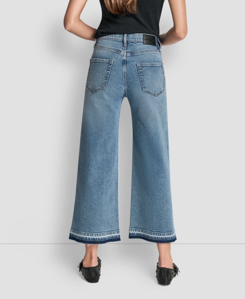 Women's Mid-Rise Wide Leg Jeans