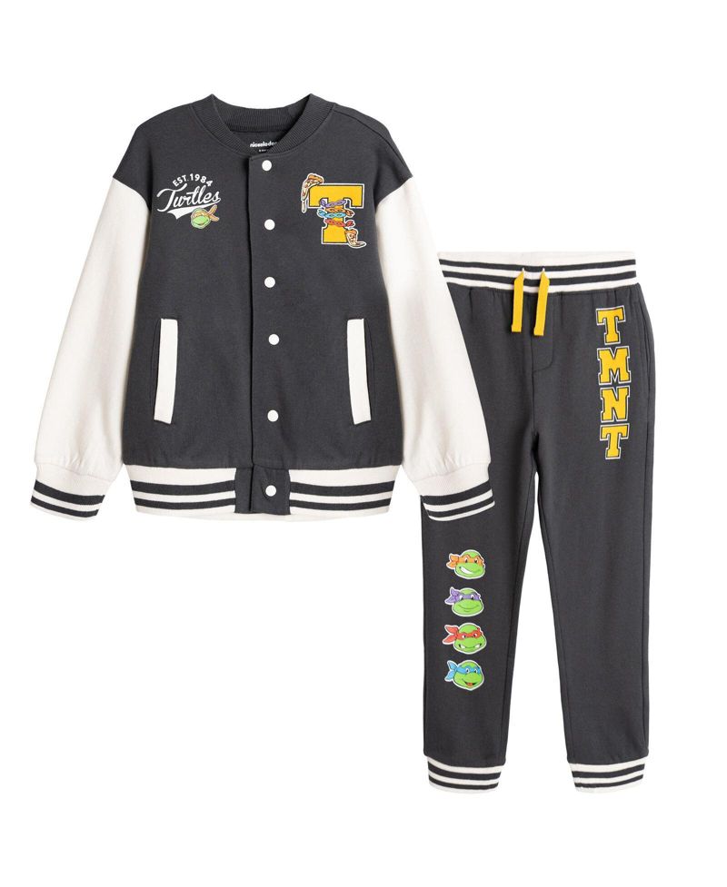 Boys' 5 - 16 Fleece Varsity Jacket and Pants Set