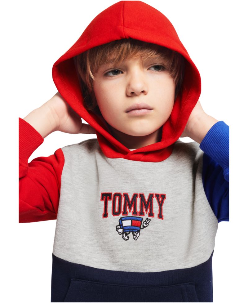 Boys' 2T-7 Mascot Block Long-Sleeve Hoodie