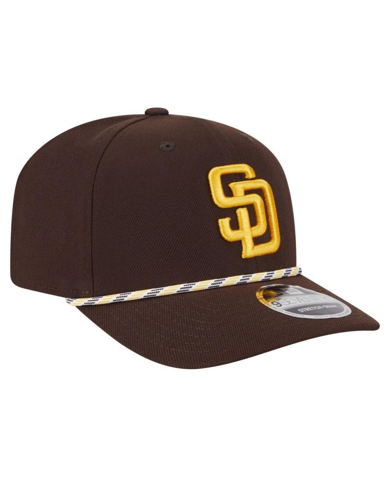 Men's Brown San Diego Padres Multi-Rope 9SEVENTY Stretch-Snap Hat