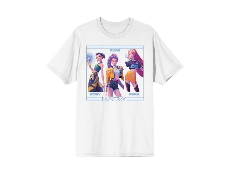 Boys Huntrix on White Short Sleeve Kids T Shirt