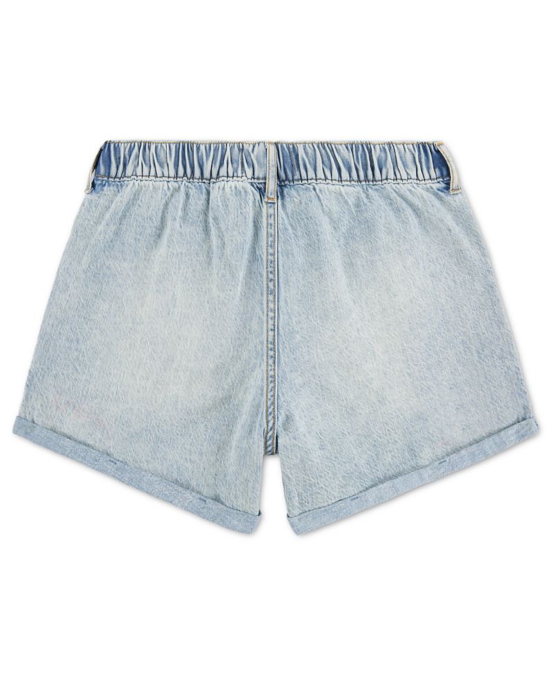Girls' High-Rise Denim Shorts