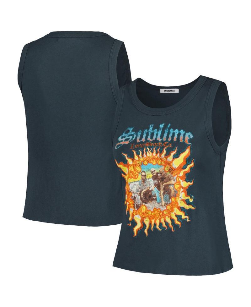 Women's Black Sublime Graphic Tank Top