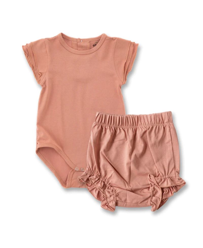 Baby Girls 2-Piece Bodysuit and Bloomer Set