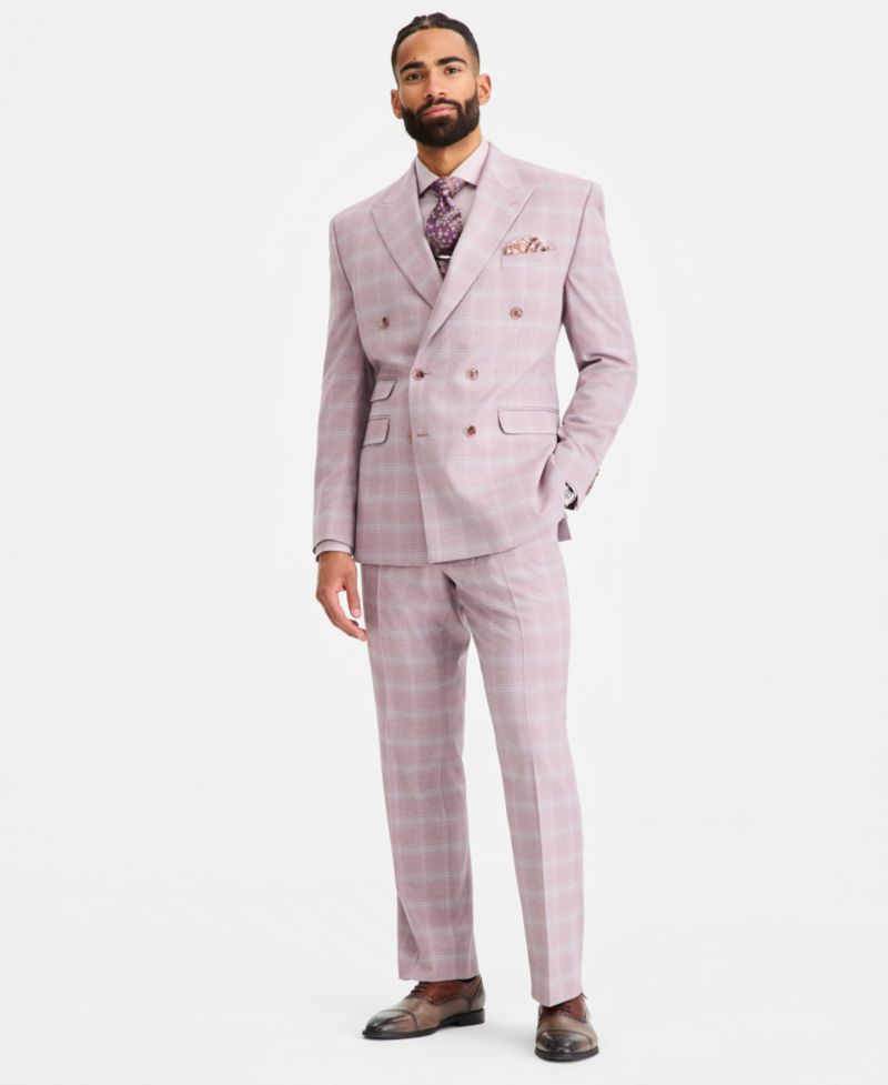 Men's Classic-Fit Dusty Rose Suit Separates Pants