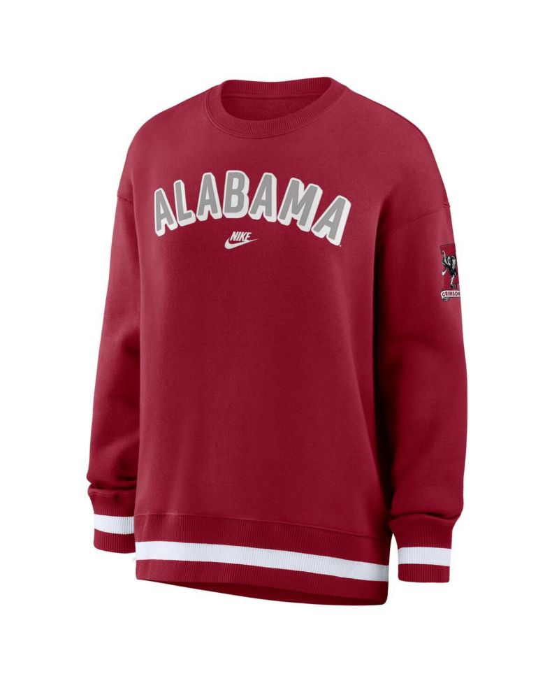 Women's Crimson Alabama Crimson Tide Oversized Legacy Phoenix Sweatshirt