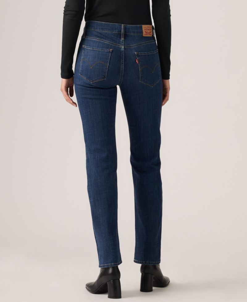 Trendy Plus Size 314 Mid-Rise Shaping Straight-Leg Jeans