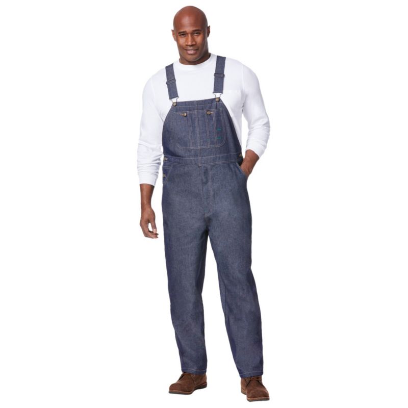 Men's by KingSize Lightweight Comfort Denim Overall