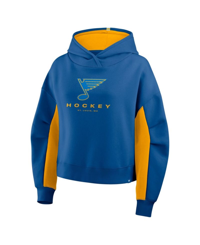 Women's Blue St. Louis Blues Back Check Boxy Hoodie