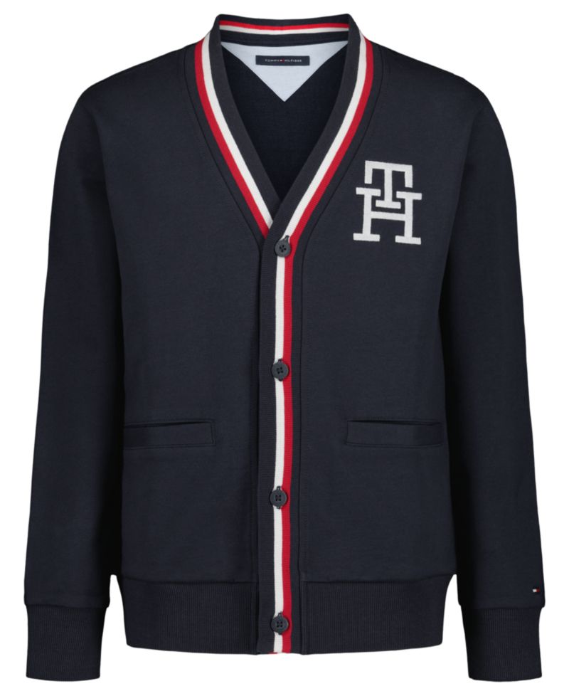 Boys' 8-20 Minimal V-Neck Cardigan