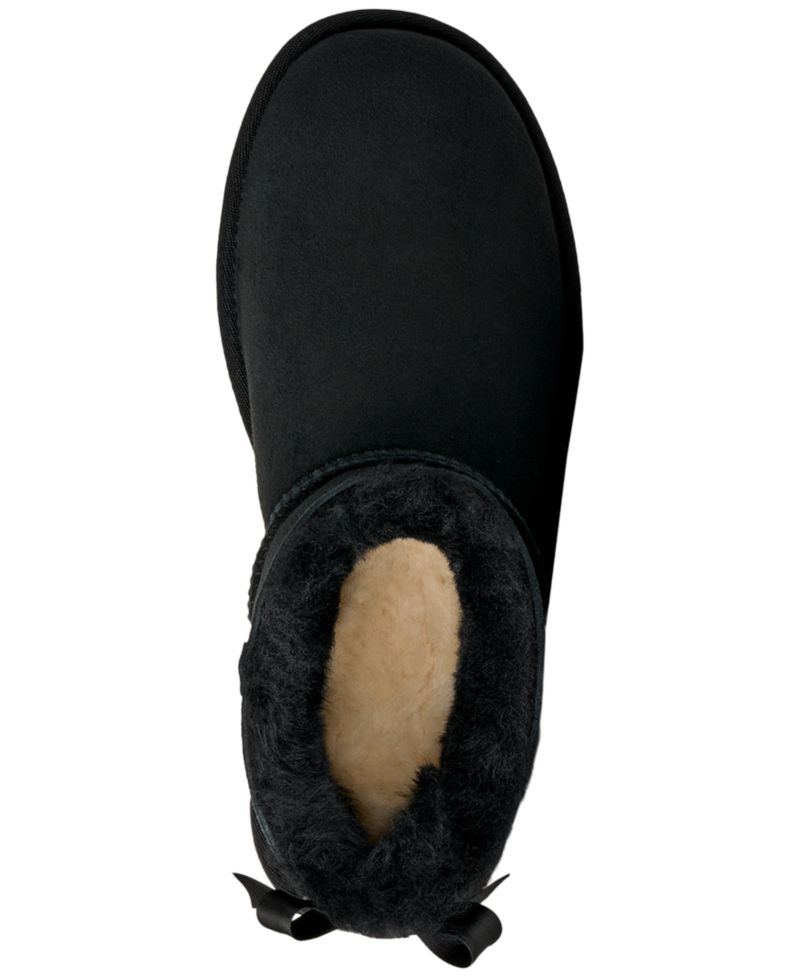 Women's Ultra Mini Bailey Bow Round Toe Booties