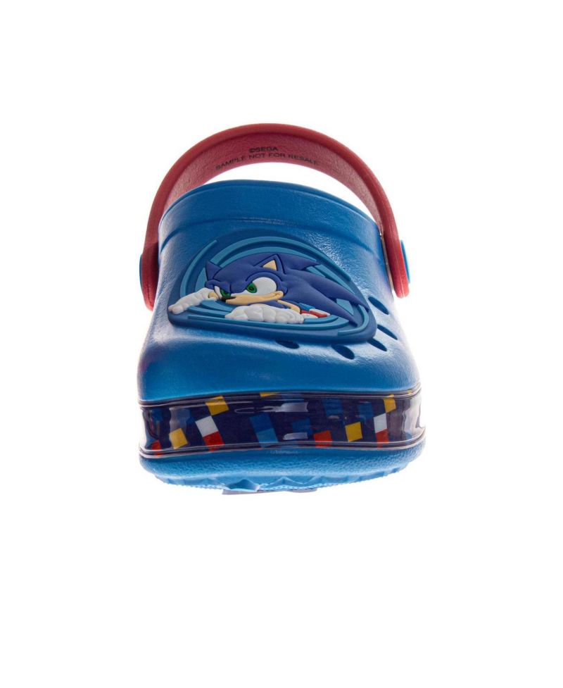 Sonic the Hedgehog Boys Shoes, EVA Clogs, Water Shoes Kids Pool and Beach Sandals Slip-On