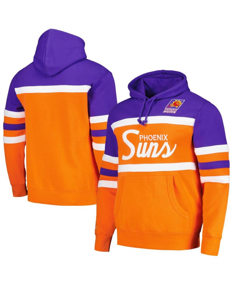 Men's Orange/Purple Phoenix Suns Head Coach Pullover Hoodie