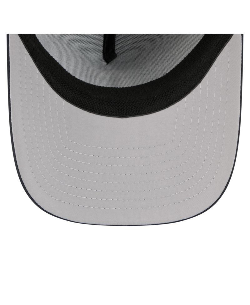 Men's Navy Cleveland Guardians 39THIRTY A-Frame Perforated Flex Hat