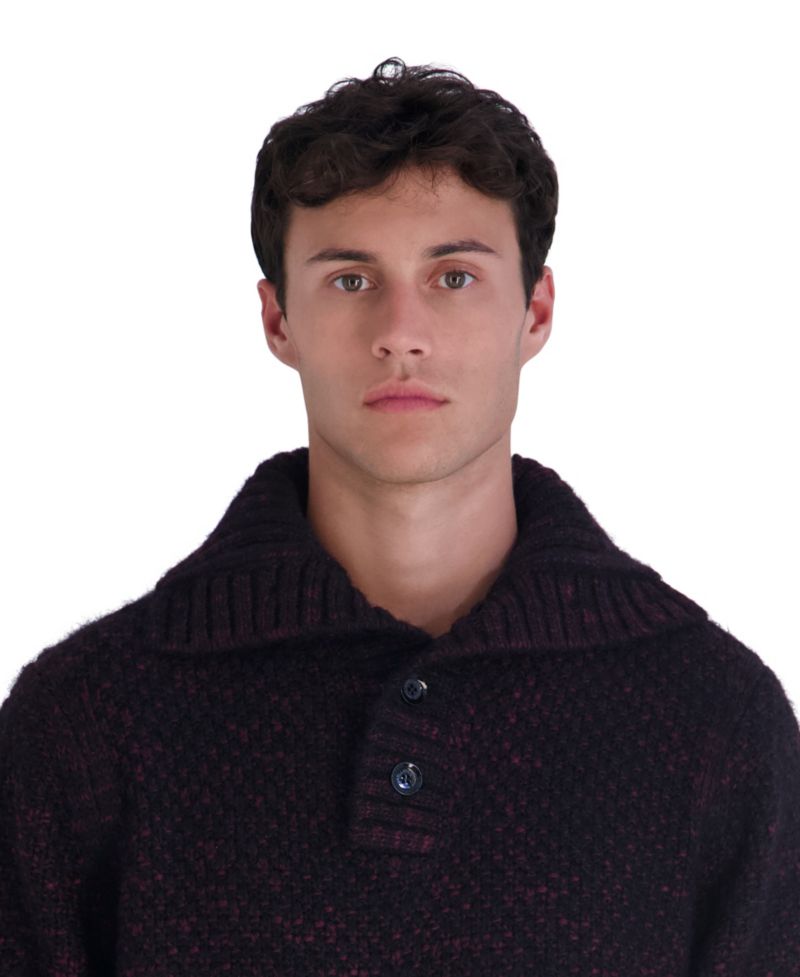 Men's Funnel Neck Chunky Loose Sweater