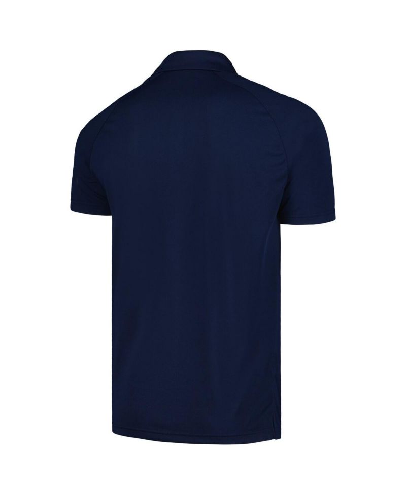 Men's Navy New York Yankees Sector Batter Up Raglan Polo Shirt