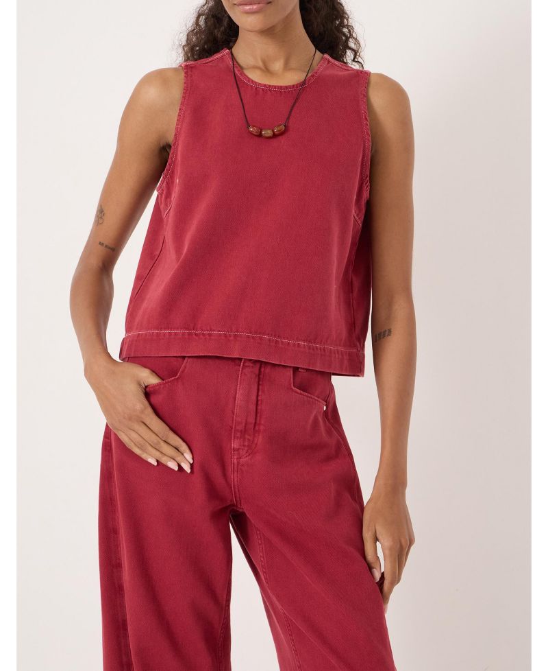 Women's Valerie Denim Shell Top