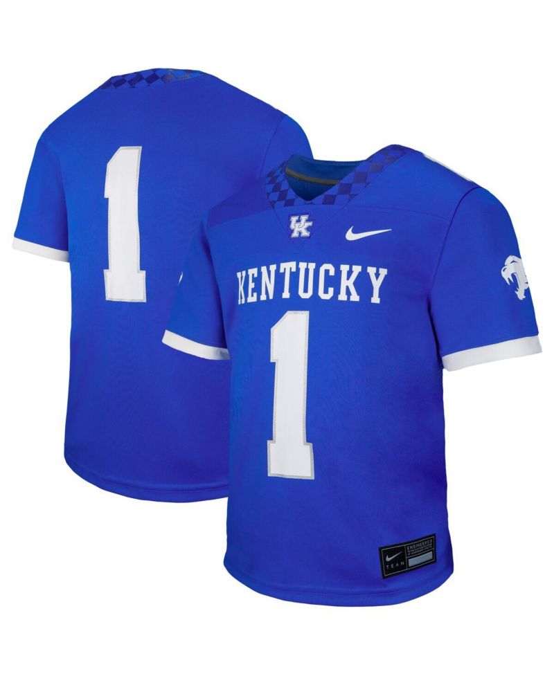 Big Boys and Girls 1 Royal Kentucky Wildcats Untouchable Replica Game Jersey
