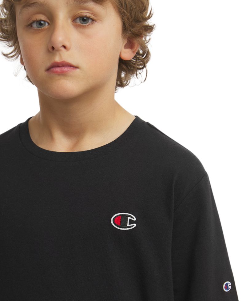 Boys' 8-20 C-Patch Logo Short-Sleeve T-Shirt