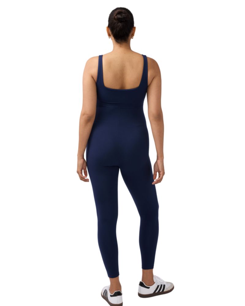 Maternity Sleeveless Knit Nursing Unitard