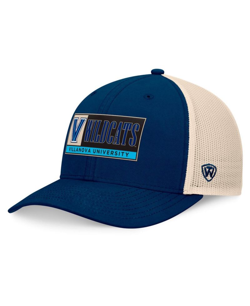 Men's Navy/Natural Villanova Wildcats Bennett Trucker Adjustable Hat