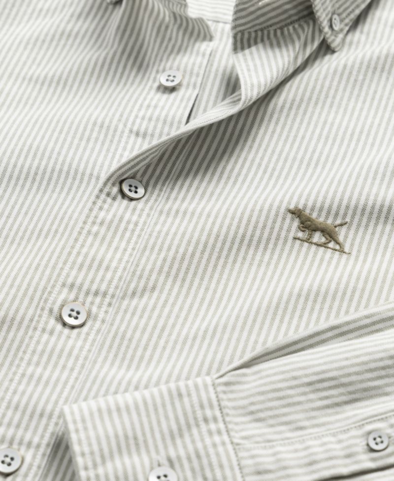 Men's Oxford Stripe Cotton Shirt