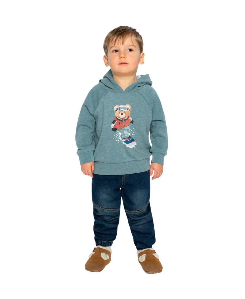 Little and Big Boy 6-8 Years Hoodie with Screenprint