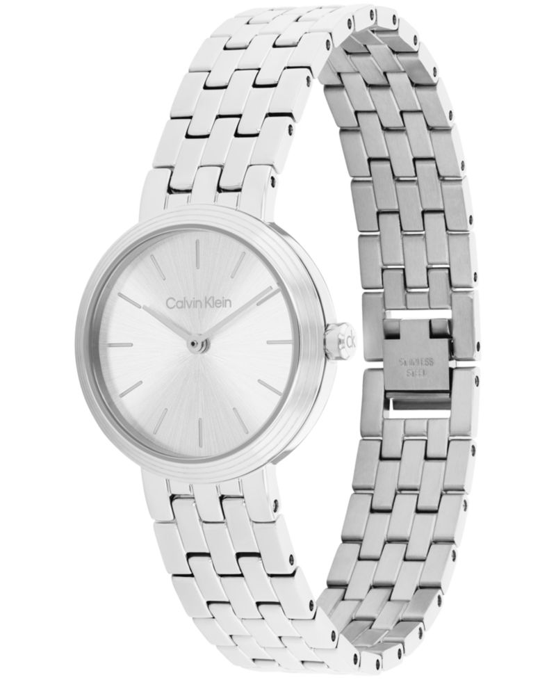 Women's Forme Silver Tone Stainless Steel Mesh Bracelet Watch, 26mm