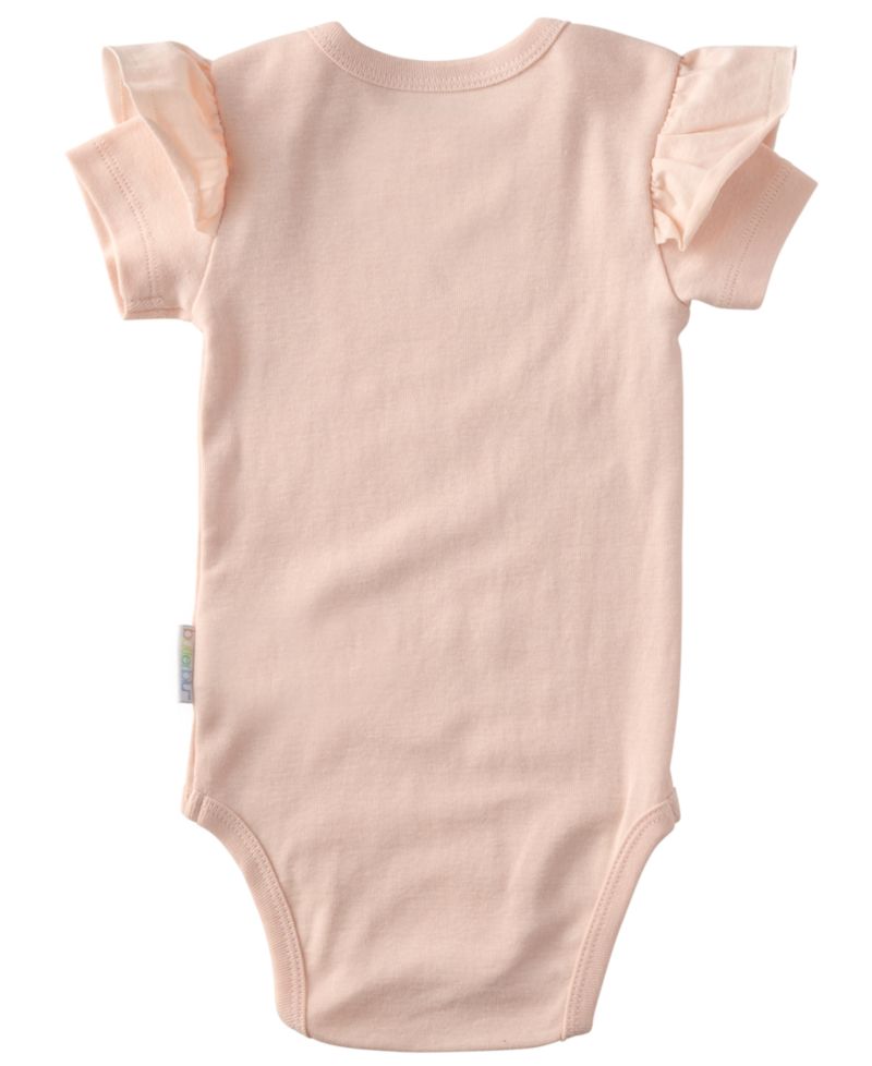 Baby Girls' Short-Sleeve Bodysuits, 5-Pack
