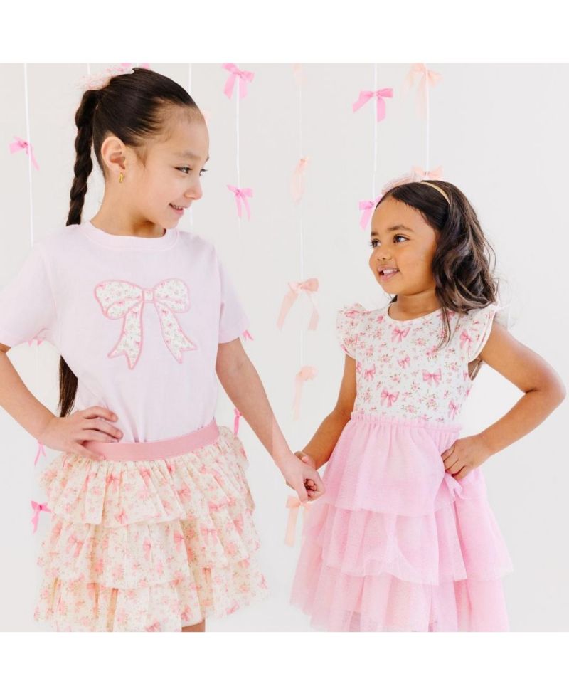 Little and Big Girls Ditsy Floral Petal Tutu Skirt