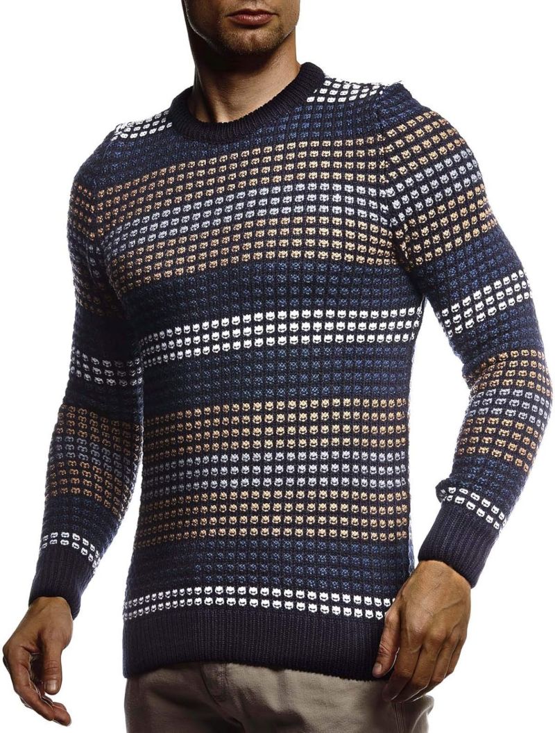 Men's Stylish Sweater Longsleeve Pullover Sweatshirt Hoodie For Men Slim Fit