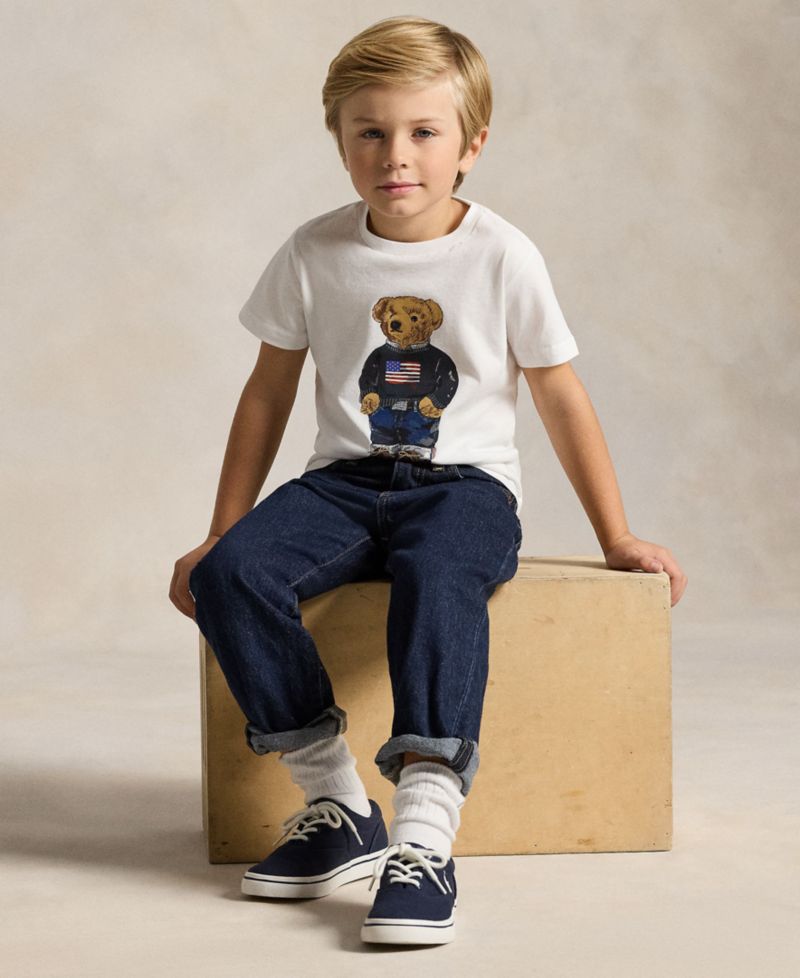 Boys' 2-7 Polo Bear Jersey T-Shirt