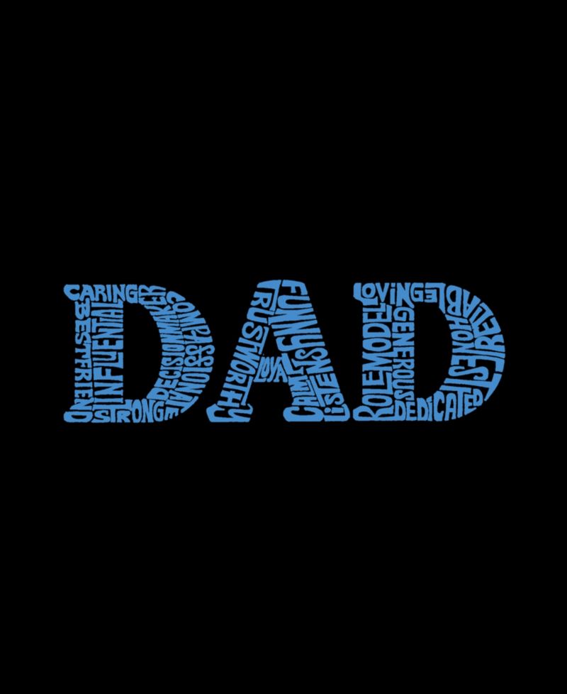 Men's Dad Word Art Graphic Tank Top