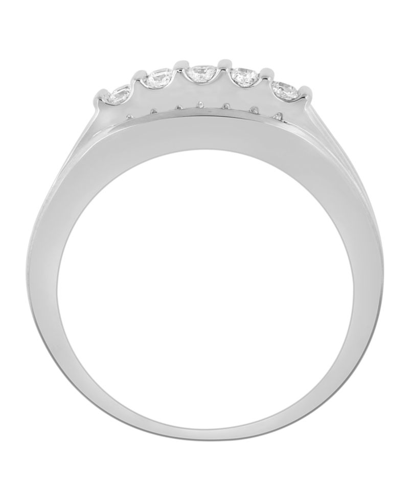 Men's Diamond (1/2 ct. t.w.) Ring in 10K White or Yellow Gold