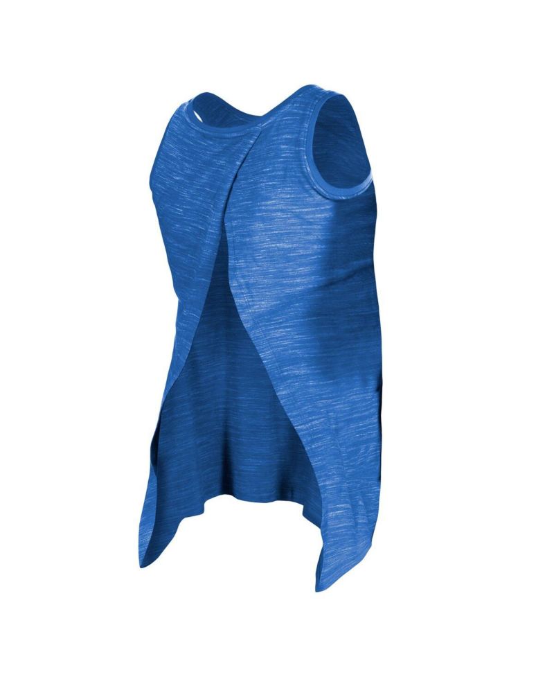 Women's Royal Buffalo Bills Space Dye Active Tank Top