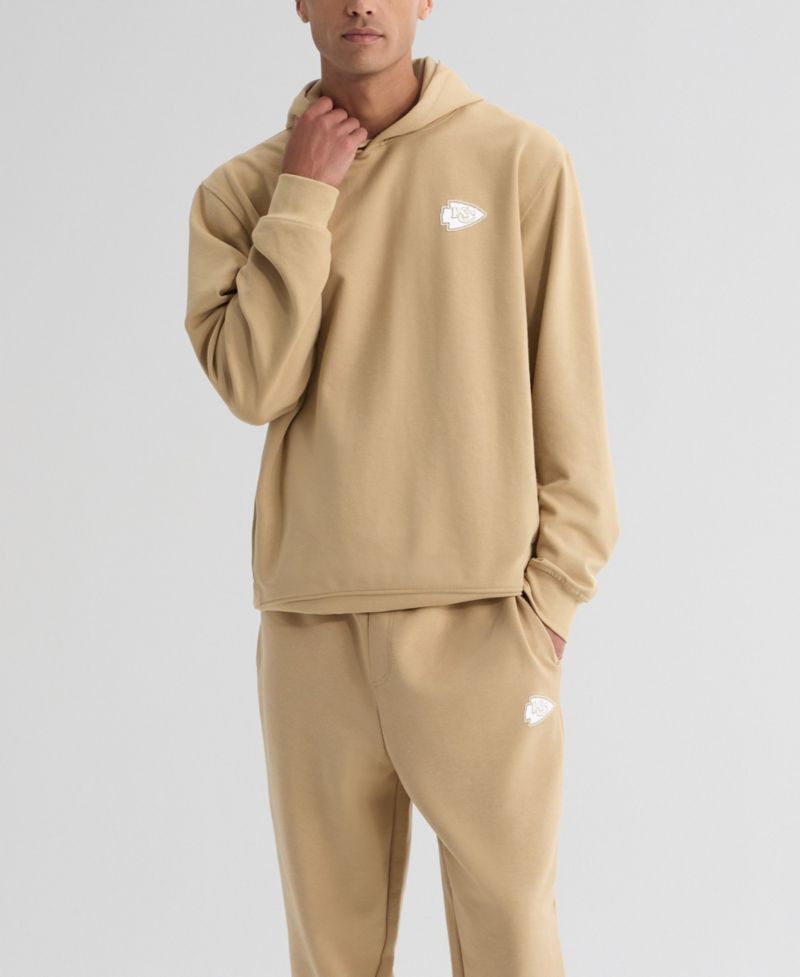 Men's Tan Kansas City Chiefs Clutch Fleece Tri-Blend Joggers
