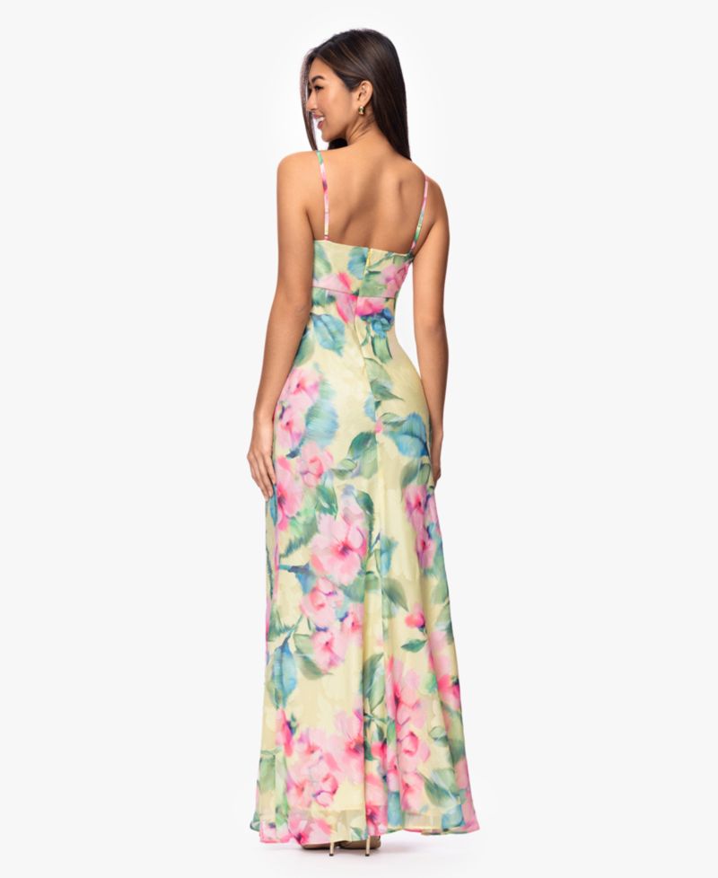 Women's Floral Print Maxi Dress
