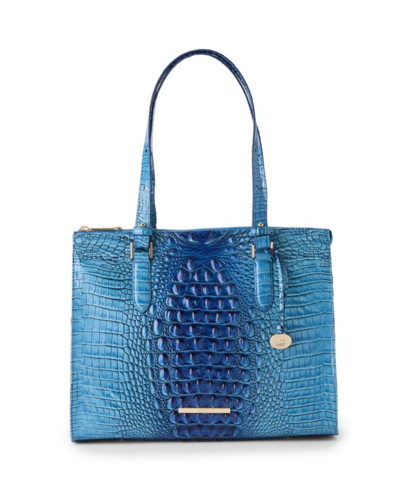 Anywhere Melbourne Embossed Medium Leather Tote Bag