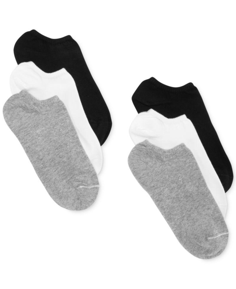 Women's 6 Pack Cotton No Show Socks U6421