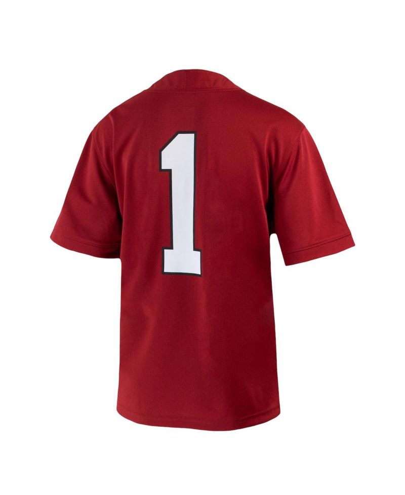 Big Boys #1 Crimson Stanford Cardinal Untouchable Football Jersey
