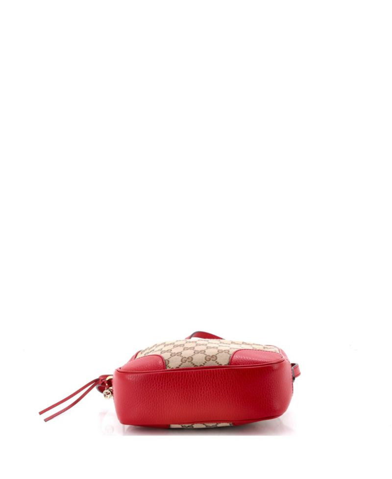 Mini Bree Disco Crossbody Bag GG Canvas with Leather