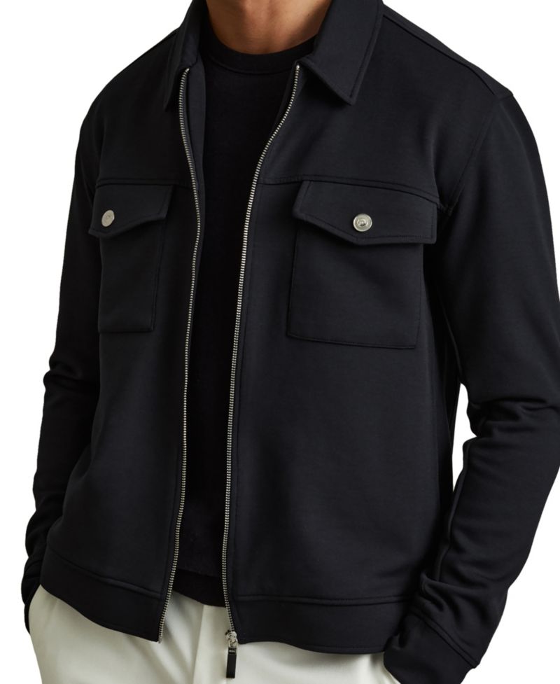 Men's Medina Premium Interlock Zip-Through Overshirt