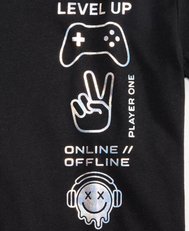 Boys' XS-XL Short-Sleeve Level Up T-Shirt