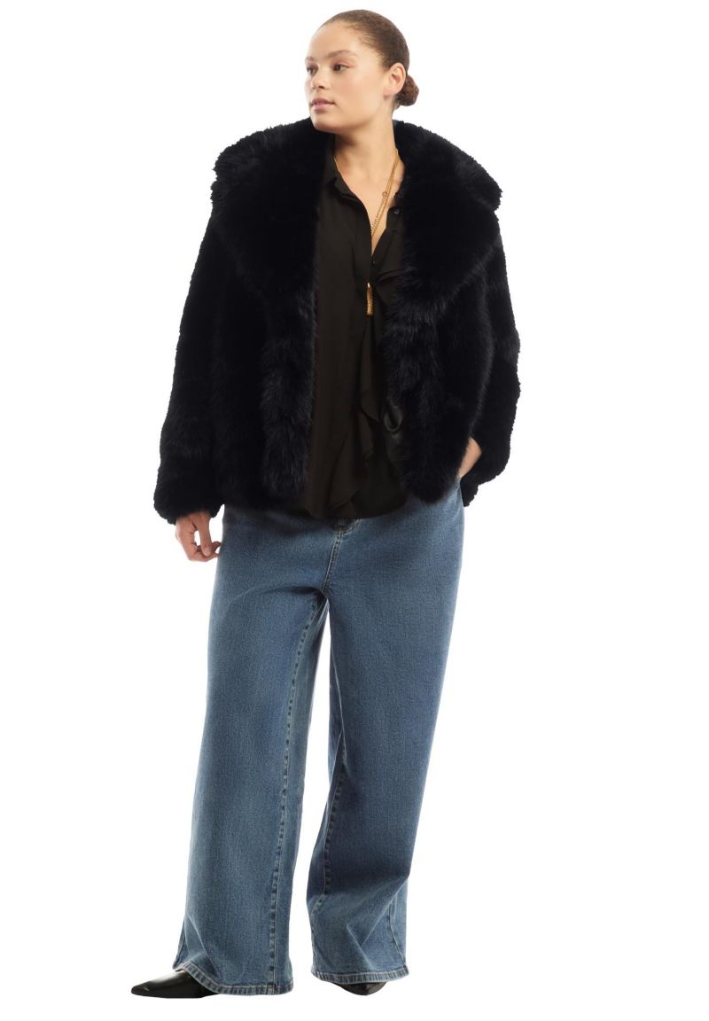 Women's June + Vie Faux Fur Coat