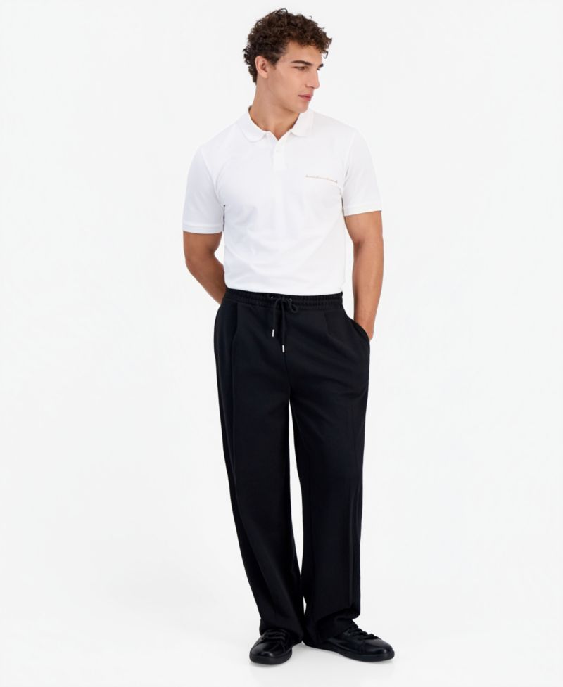 Men's Devropant Regular-Fit Drawstring Straight-Leg Trouser Pants