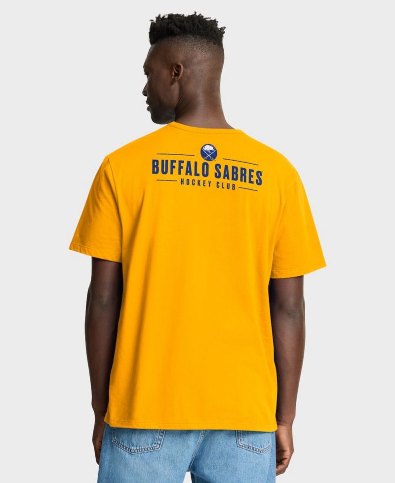 Men's Gold Buffalo Sabres Crash The Net Legacy T-Shirt