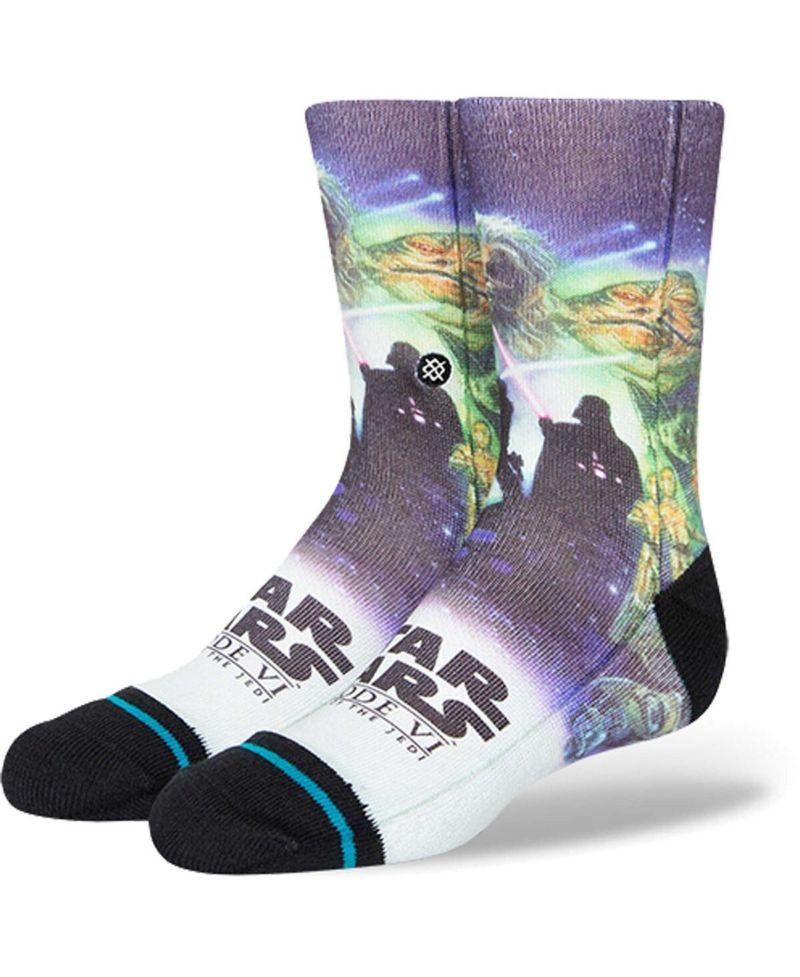 Big Boys and Girls Navy Star Wars Return of the Jedi Crew Socks