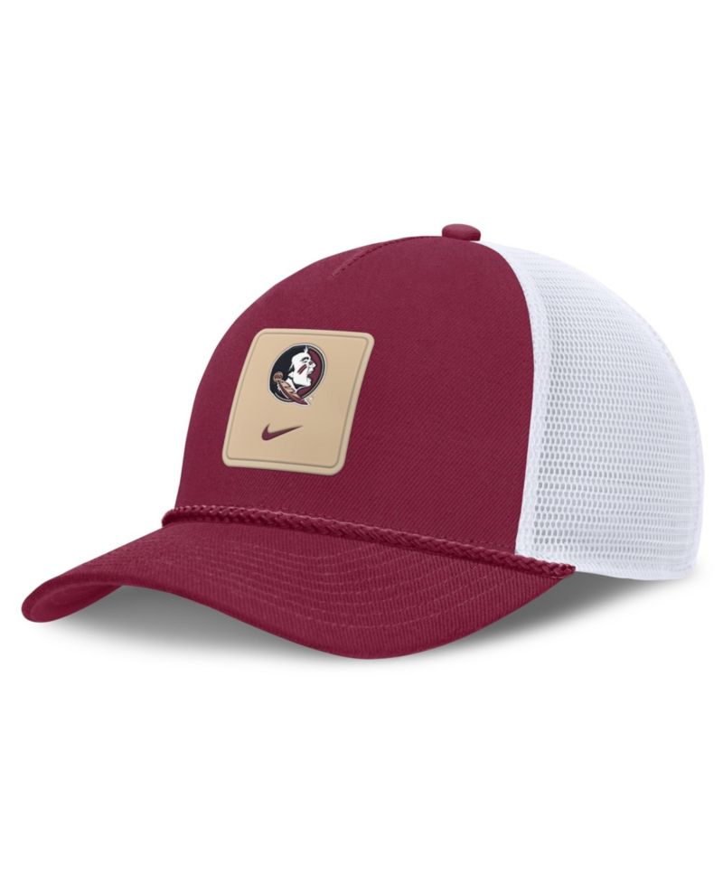 Men's and Women's Garnet Florida State Seminoles 2026 On-Field Gameday Rope Trucker Adjustable Hat