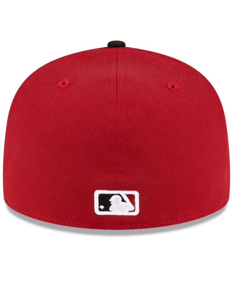 Men's Red, Black Arizona Diamondbacks Home Authentic Collection On-Field 59FIFTY Fitted Hat